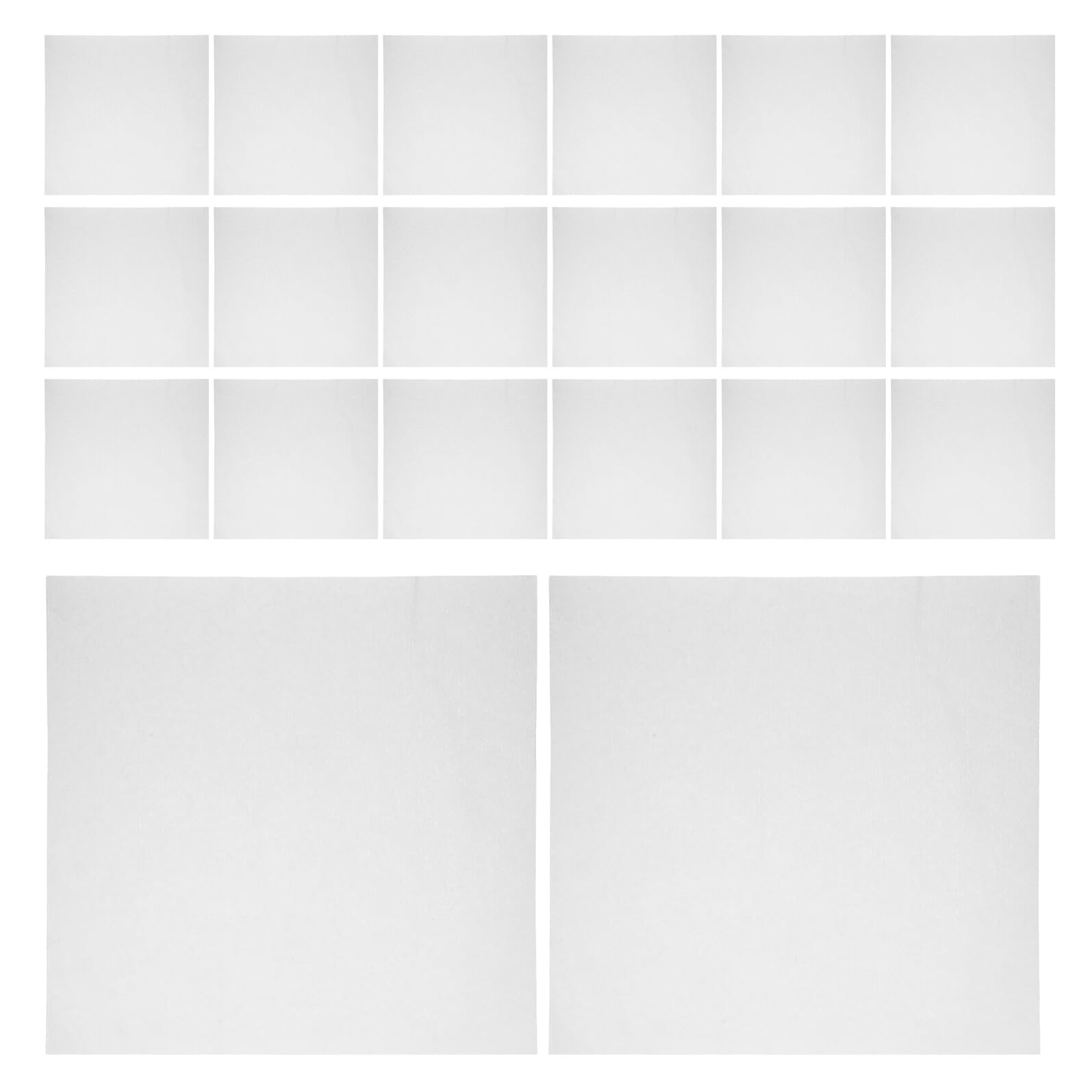 HEMOTON 100pezzi Rivestimento Carta Gabbia Uccelli Monouso Assorbente Lettiera Cuscino Fondo Gabbia Pappagalli Canarini Pet Supplies