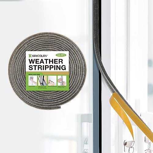 16.5FT Brush Weather Stripping Weatherstripping for Sliding Windows