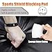 QHZYMX Judo Defensive & Aggression Practicing Pad, Multi-Purpose Soccer Hitting/Kick Training Padding with 2 Jamming Sticks & 3 Handles, Athletes/Adult Curved Mat(15.3x11.8x3.9in)