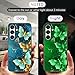 GUAGUA for Samsung Galaxy S25 FE Case Glow in Dark, Cute Butterfly Pattern Noctilucent Luminous Shockproof Protective Phone Case for Galaxy S25 FE 6.7'' Women Men Gifts, Blue