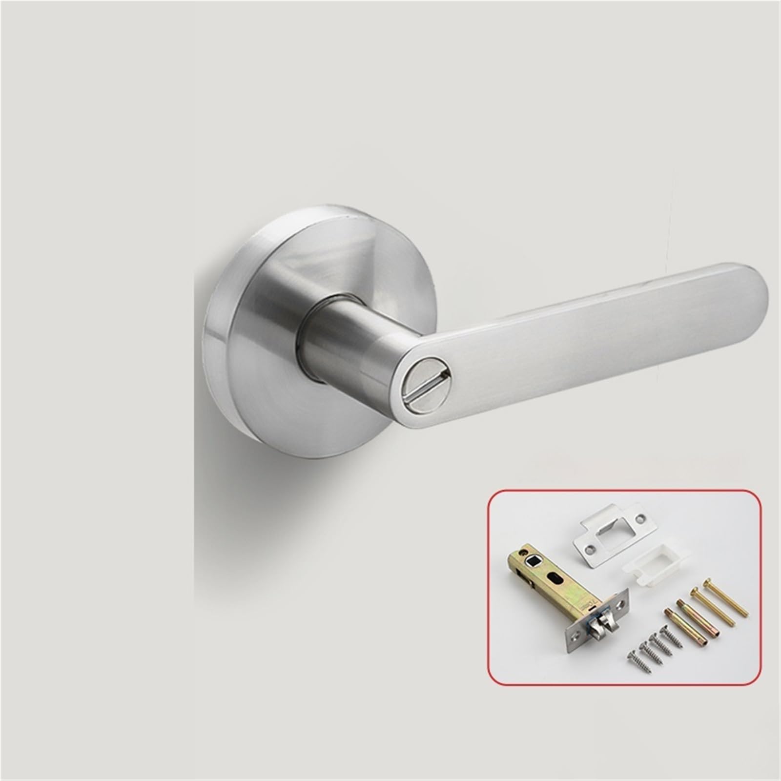 Poignée de porte en alliage de zinc 60mm pour remplacer un loquet de salle de bain bloqué