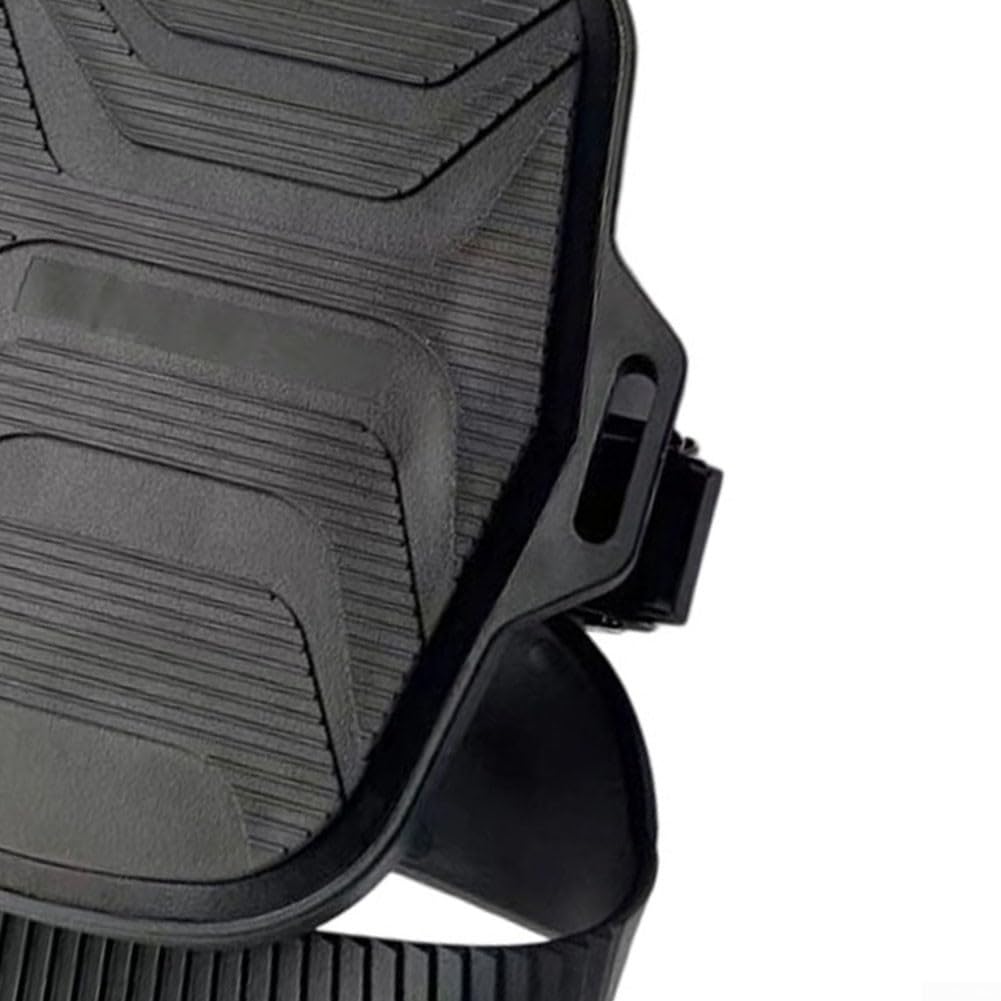 Pedale für Zuhause, 14 mm Gewinde, sichere Passform | Kunststoff-Metall-Mischung, leicht, 2,2 kg, Breite 165 mm für Oberfläche, Indoor-Radfahren