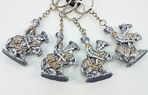 AVENUELAFAYETTE Porte clé Figurine Chevalier médiéval à Cheval