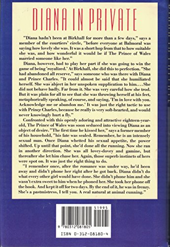 Diana in Private: The Princess Nobody Knows 0312081804 Book Cover