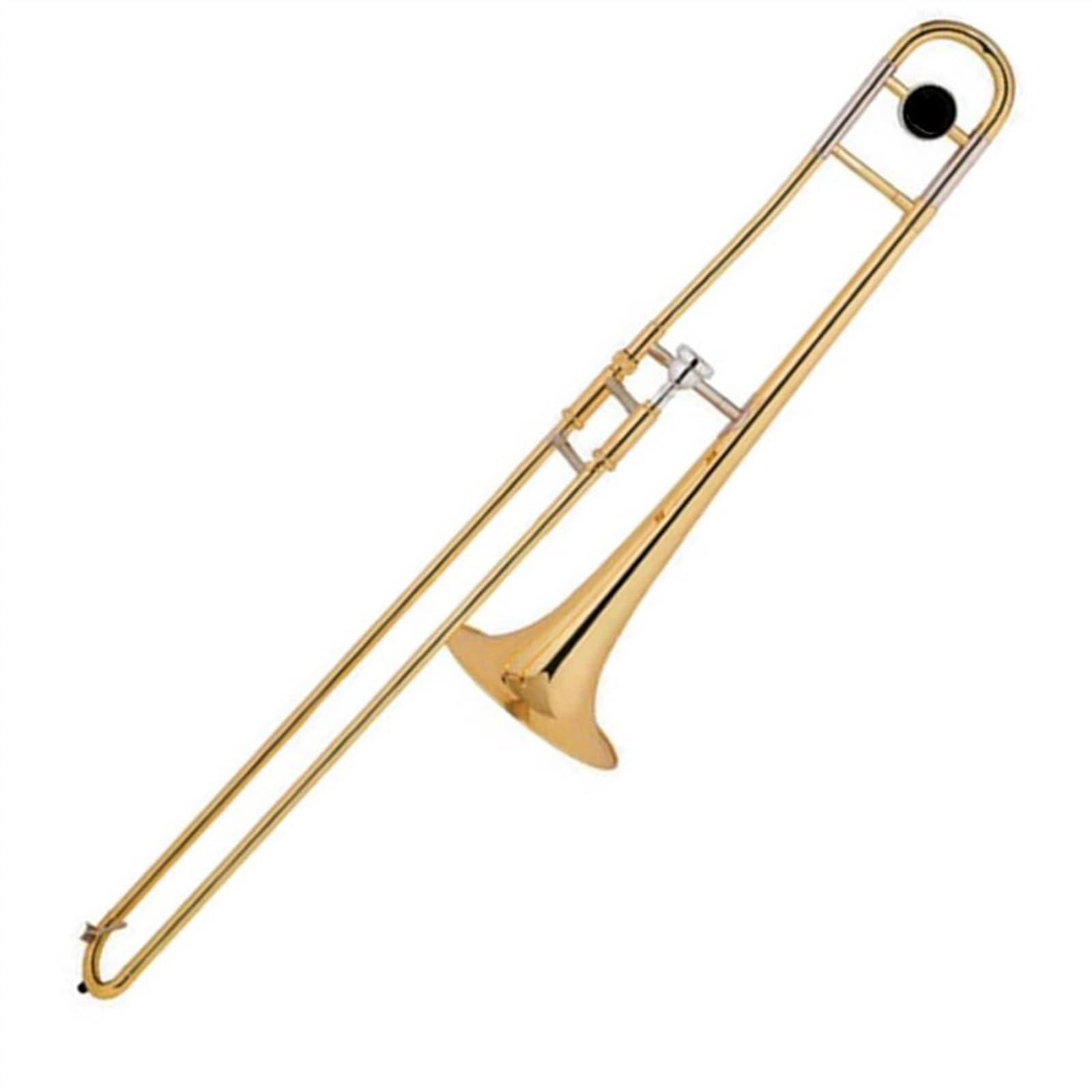 Trombones Instrumentos musicales Trombón alto de latón lacado en oro de grado