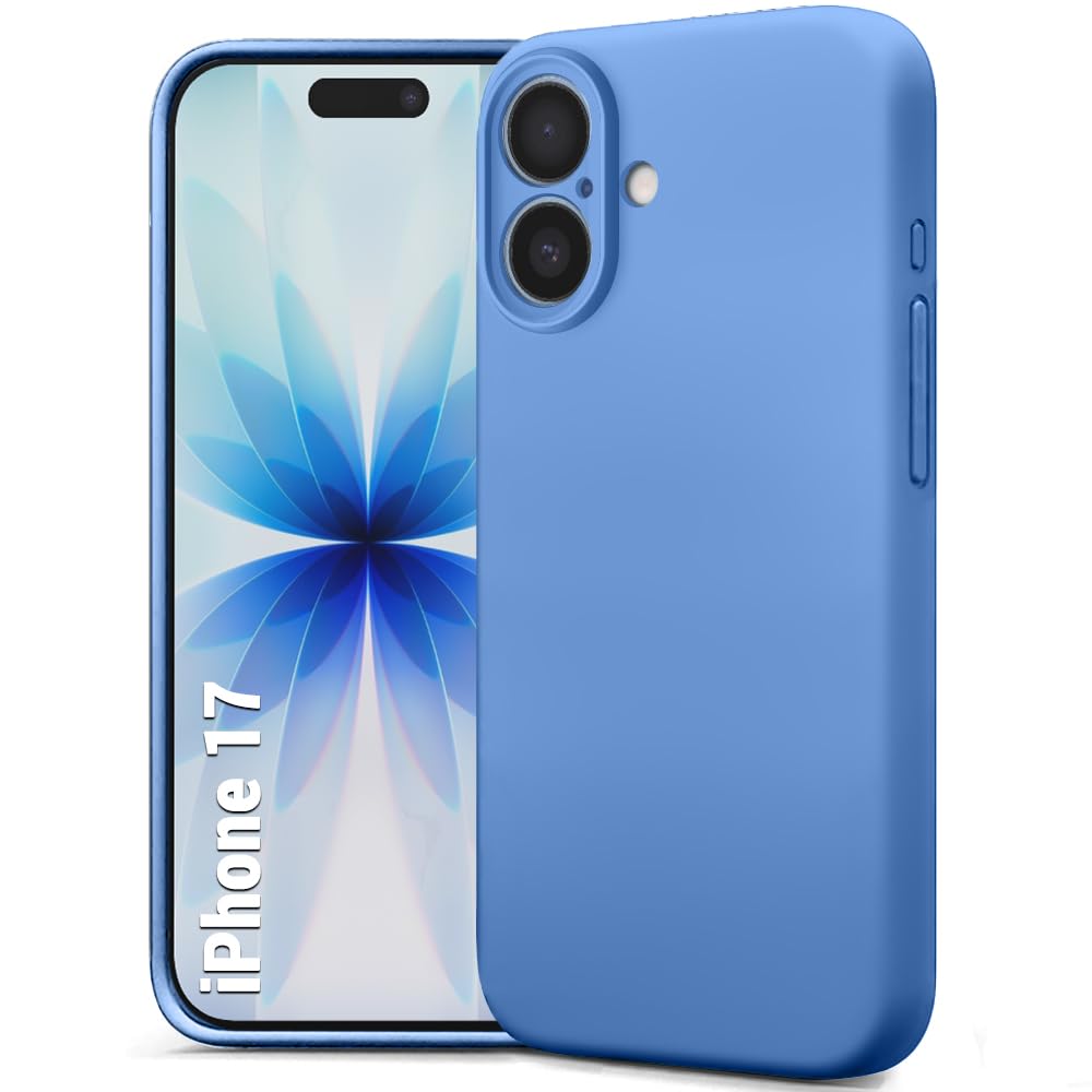 TheGiftKart Liquid Silicone Back Cover Case for iPhone 17 | Soft Micro-Fibre Lining Inside | Camera & Screen Protection | Shockproof Back Cover Case for iPhone 17 (Silicone, Blue)-image-40