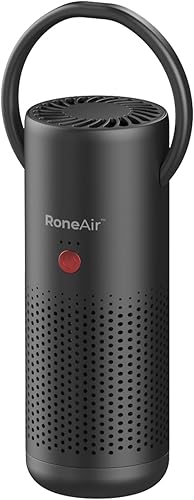 Purificador de aire portátil inalámbrico para automóvil, habitación pequeña, oficina con filtro HEPA verdadero, purificador de aire de viaje para