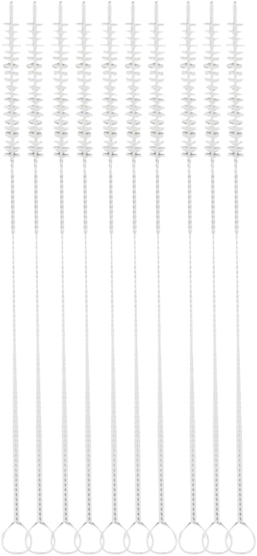 Stainless Steel Straw Brush, 10Pcs Baby Bottle Cleaner for Straws