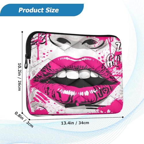 Funda para portátil 13-14 pulgadas impermeable rosa miniatura 3