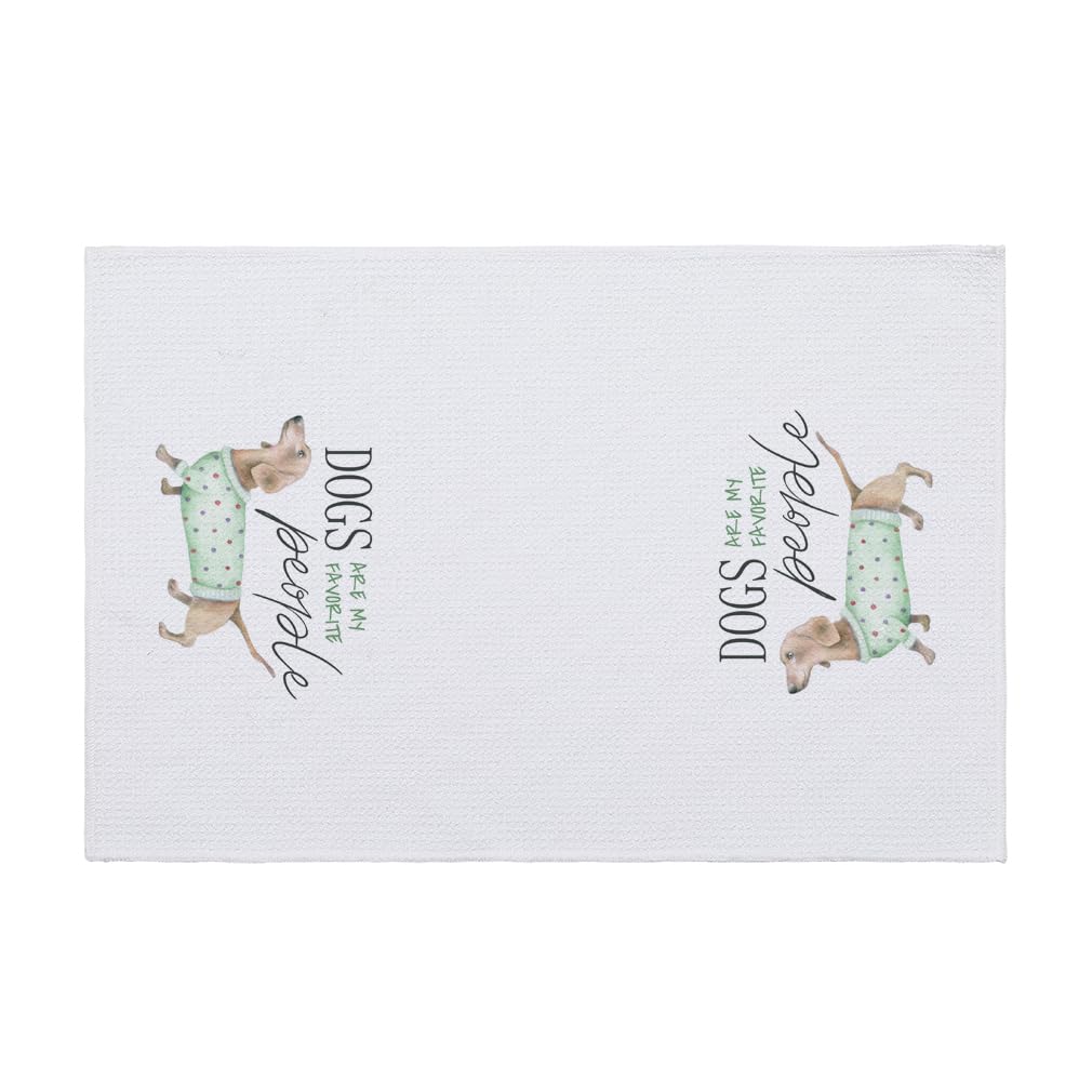 Trapos Cocina Perro Verde Y Lindo Paños de Cocina Suaves y Absorbentes Paños Cocina Reutilizables Trapos de Cocina para Secar Toallas Lavable Toallas de Barra Juego de 4 (40x60cm)