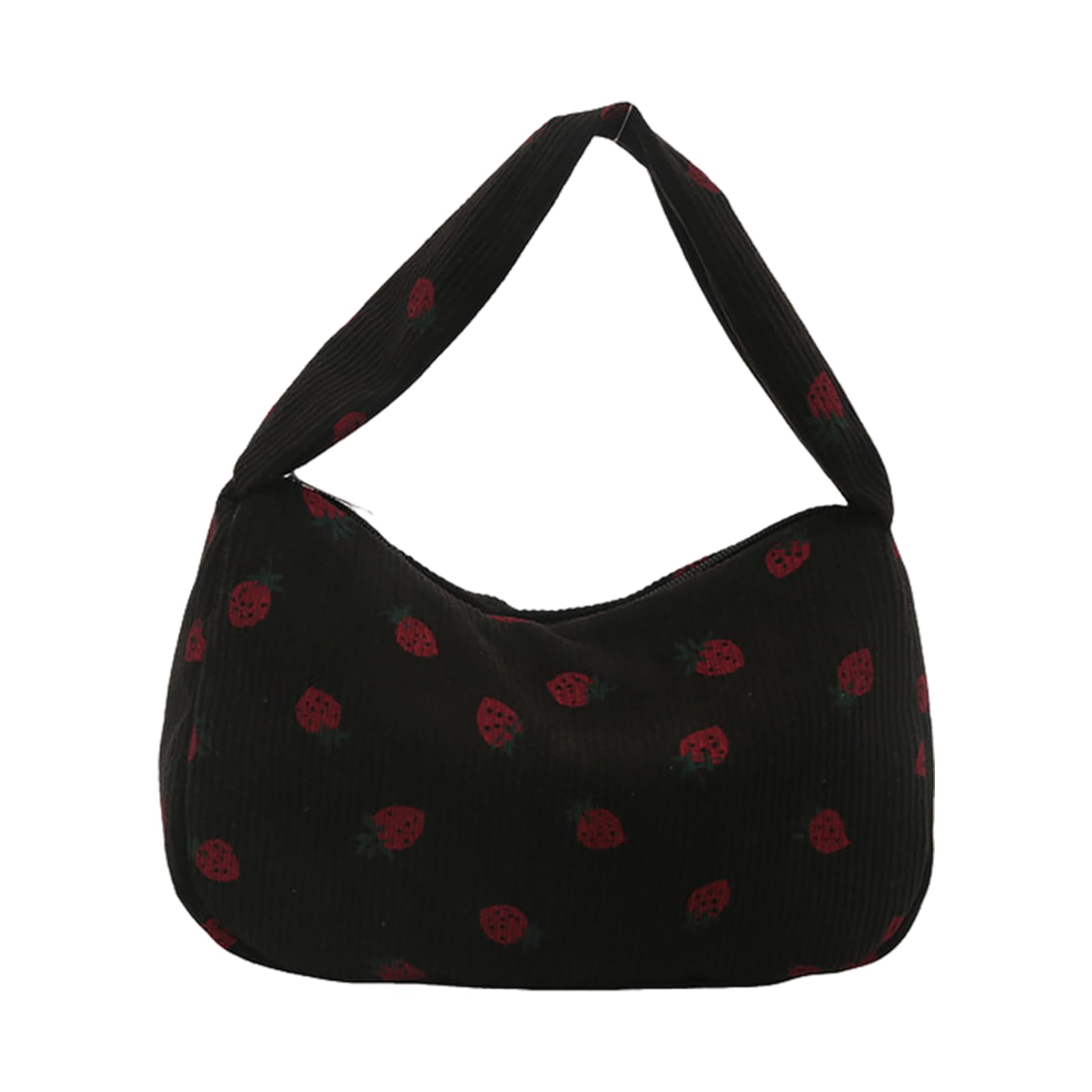 Cute Corduroy Crossbody Bags for Women - Novelty Strawberry Wallet Clutch