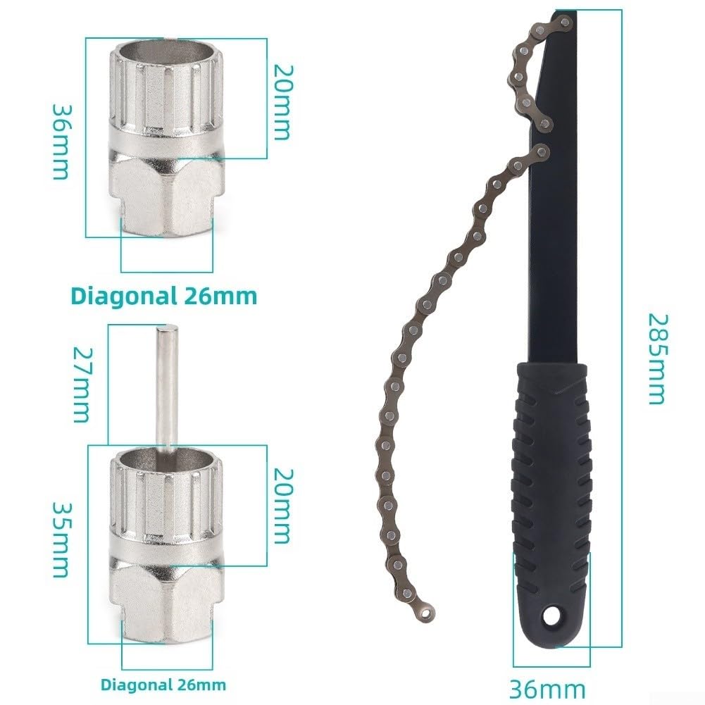 Attrezzo per rottura catena resistente, 4 mm, in acciaio, per riparazione