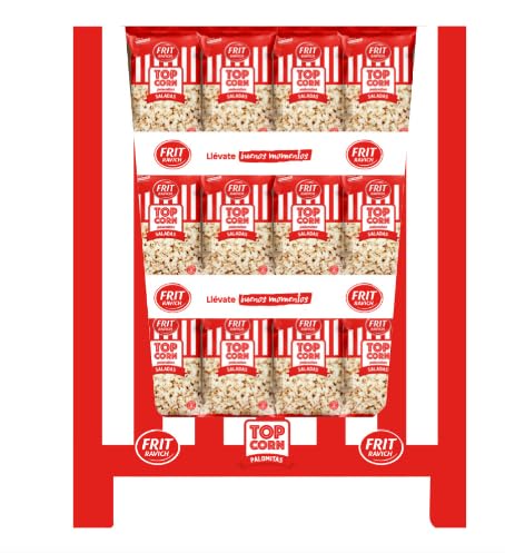 Popcorn Meersalz – Luftig-knuspriges gesalzenes Popcorn, nur 3 Zutaten, Großkarton für Gastronomie – 96 × 80g