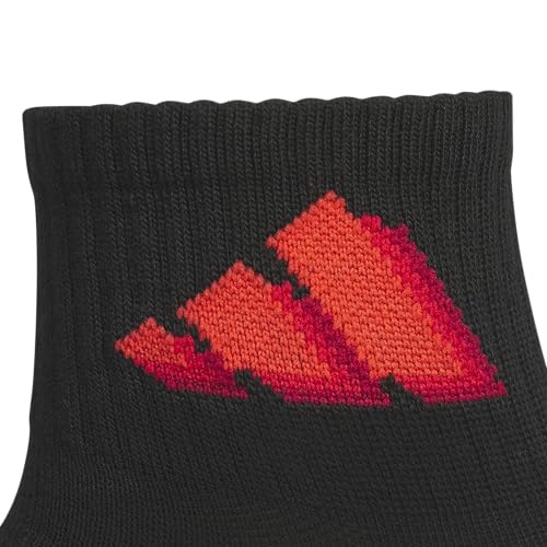Image of adidas Unisex Kids Quarter Ankle Socks for Boys and Girls Youth (6-pack) Superlite Breathable and Lightweight Discontinued