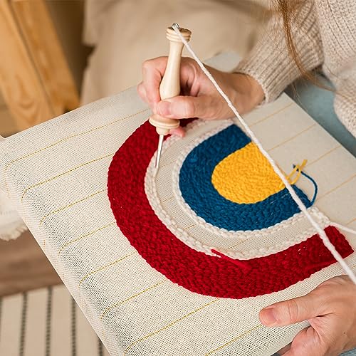 Pllieay P-045N 16*16 Inch Punch Needle Frame, Gripper Frame Square Tufting Frame With Needles Fabrics Holder For Rug Punch Needle And Embroidery Craft thumb #5