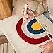 Pllieay 16*16 Inch Punch Needle Frame, Gripper Frame Square Tufting Frame with Needles Fabrics Holder for Rug Punch Needle and Embroidery Craft