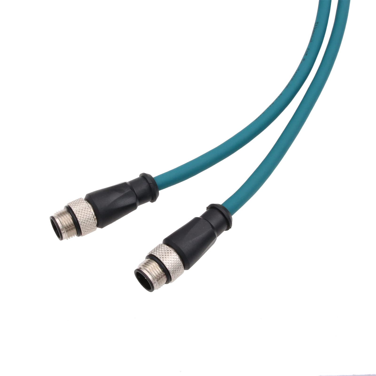 Industriekamera-Kabel M12 Auf RJ45 – 2 Meter, Ethernet Cat5E