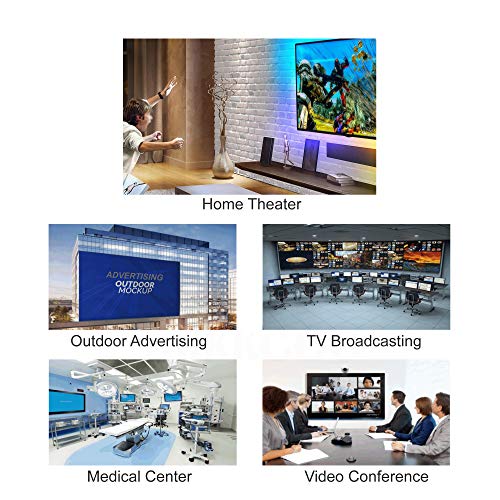 Akkkgoo 8K Fiber Optic Hdmi Cable 33Ft, Support 8K@60Hz, 4K@120Hz, 48Gbps, Dynamic Hdr, 3D, Earc, Dolby Vision, Hdcp2.2, 4:4:4, Compatible With Pc Ps4 Settop Box Hdtv Projector (10M) #TOP5