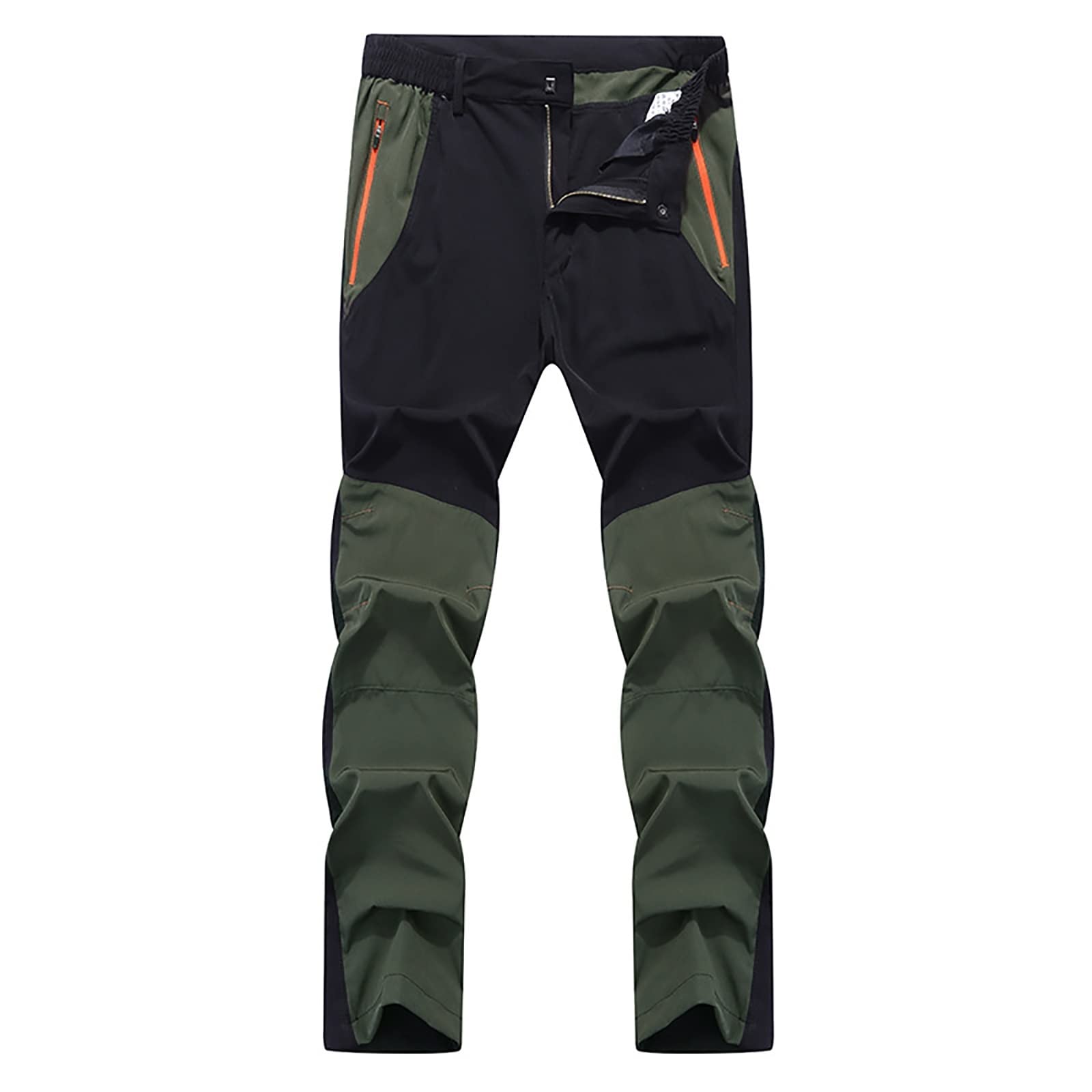 G&F Hombre Pantalones Trekking Montaña Secado Rápido Impermeable Escalada Senderismo Transpirable(Size:4XL,Color:C)