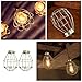 ULTECHNOVO Metal Bulb Guard Lamp Cage, Adjustable Industrial Clamp for Base, Pendant, Farmhouse Light Fixture, Vintage Shades, 2 Pack
