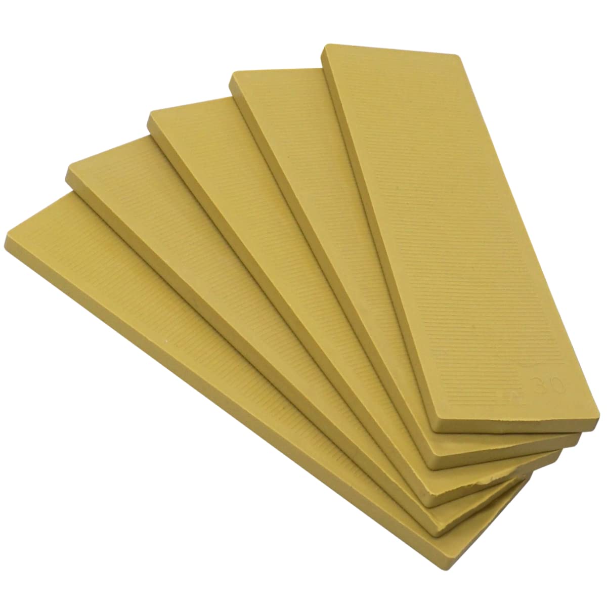 Skir'co Yellow 4 Mm Plastic Flat Shims, Glazing Packers, Frame Spacers, Door And Window Frame Packers
