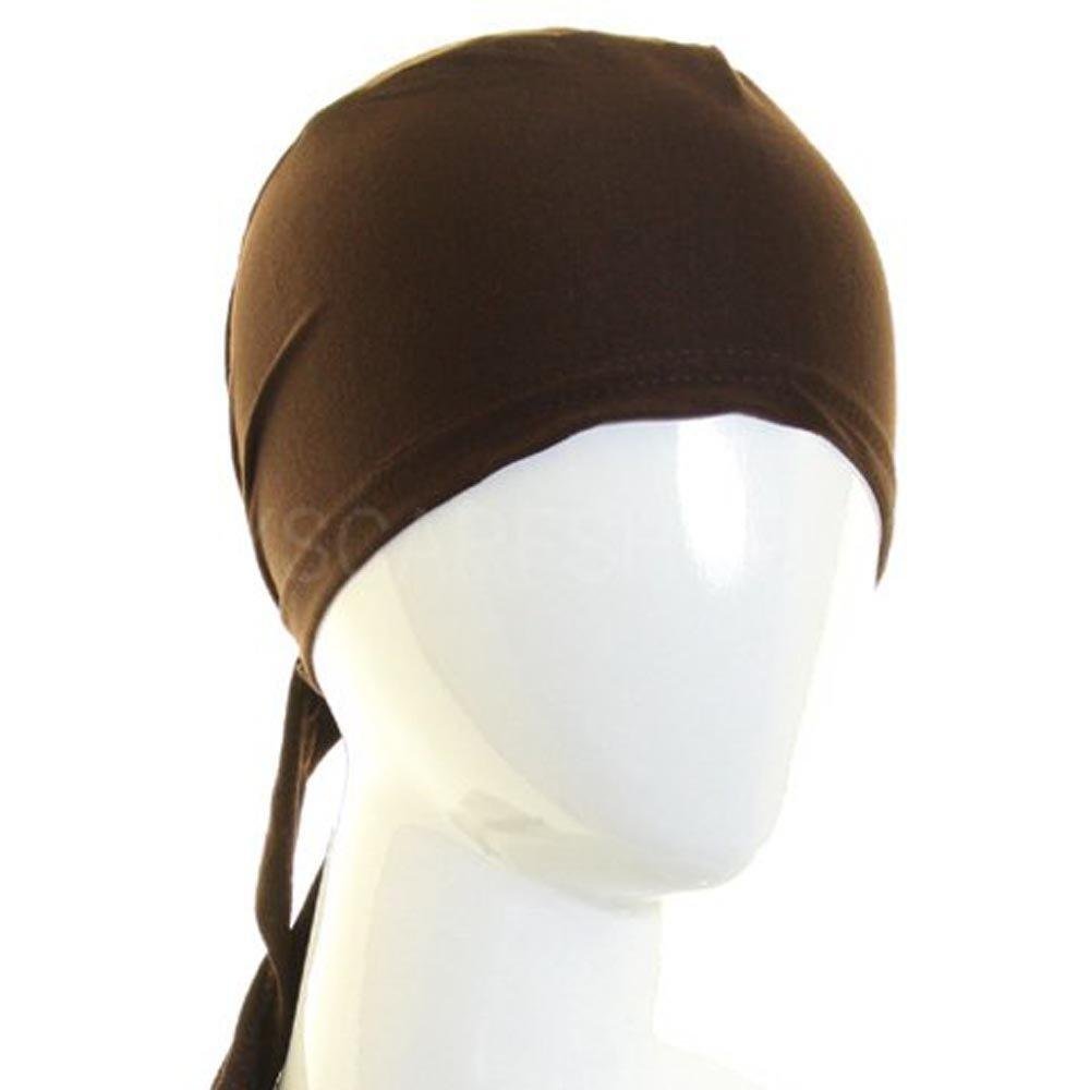 Dark Brown Al Amira Tie Back Hijab Bonnet