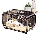 Acuario,Pecera con Decoración Escaladora Y Paisaje Acuático - Hábitat Transparente De Acrílico para Plantas Acuáticas Bettas Caracoles Y Tortugas