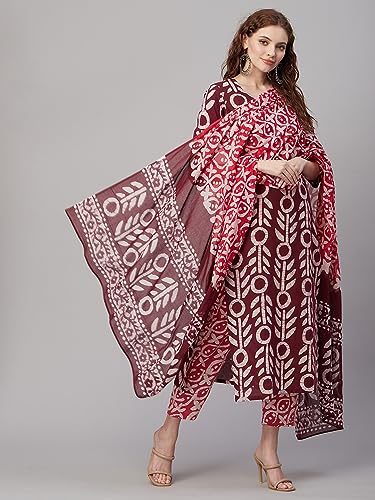 Image of ANNI DESIGNER Women Kurta with Pant |Material: cotton blend