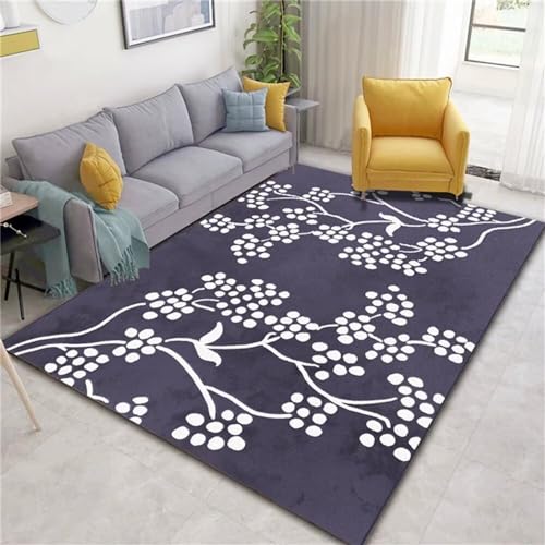 Tapis de créateur d'art résistant à l'usure gris 60x120cm style décontracté