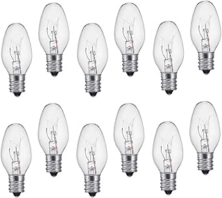 UI PRO TOOLS Mini Night Light Bulb Warm White Replacement Bulbs - 12 PC