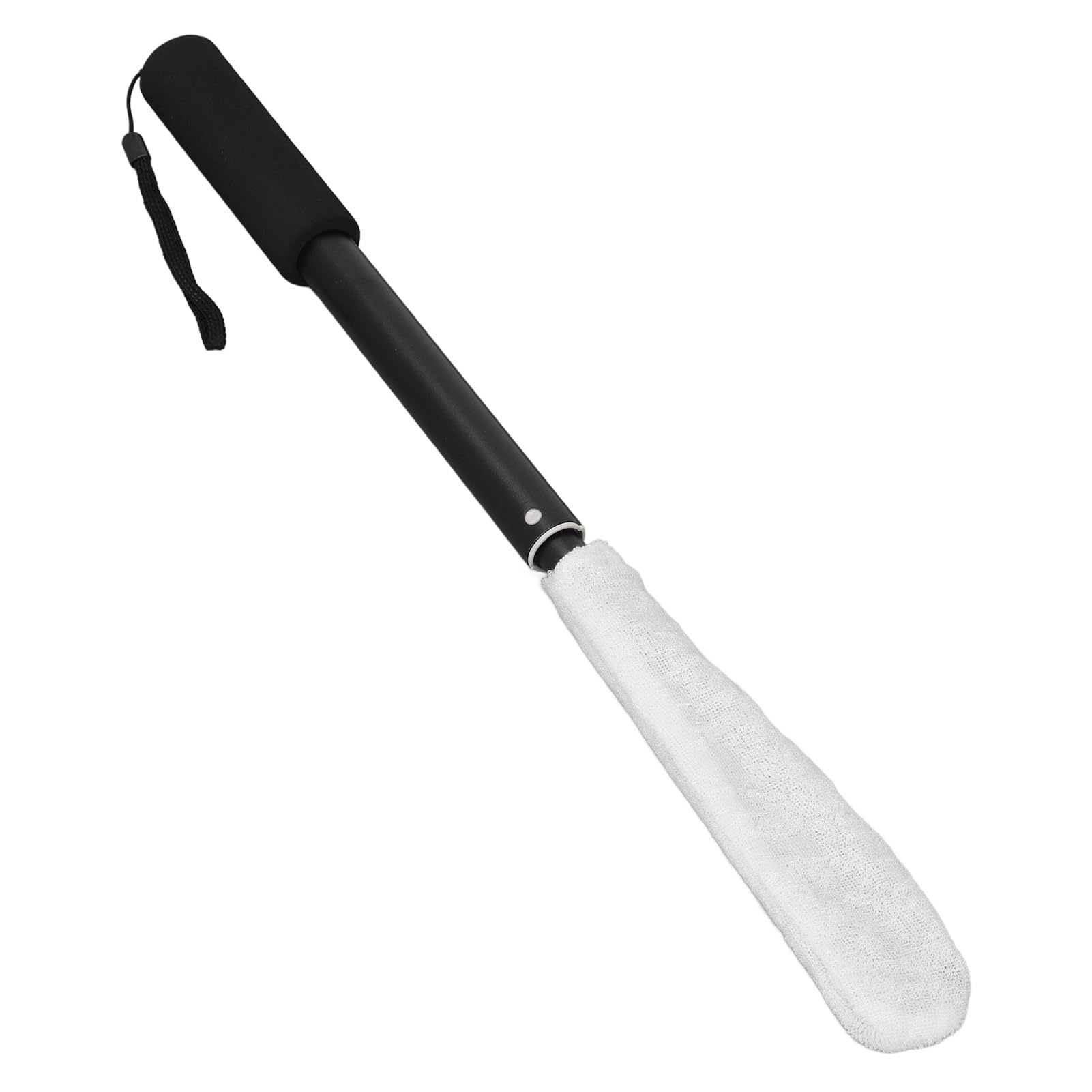 Brosse de Nettoyage des Orteils, épurateur de Pieds avec 3 Serviettes Réutilisables, Manche Télescopique de 16,9 à 33,5 Pouces pour les Personnes âgées