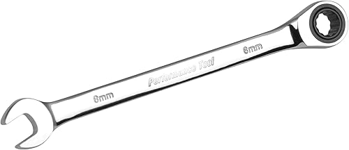 Miniatura 10 de Performance Tool W30361 Llave de trinquete métrica de cromo vanadio profesional de 0.827 in