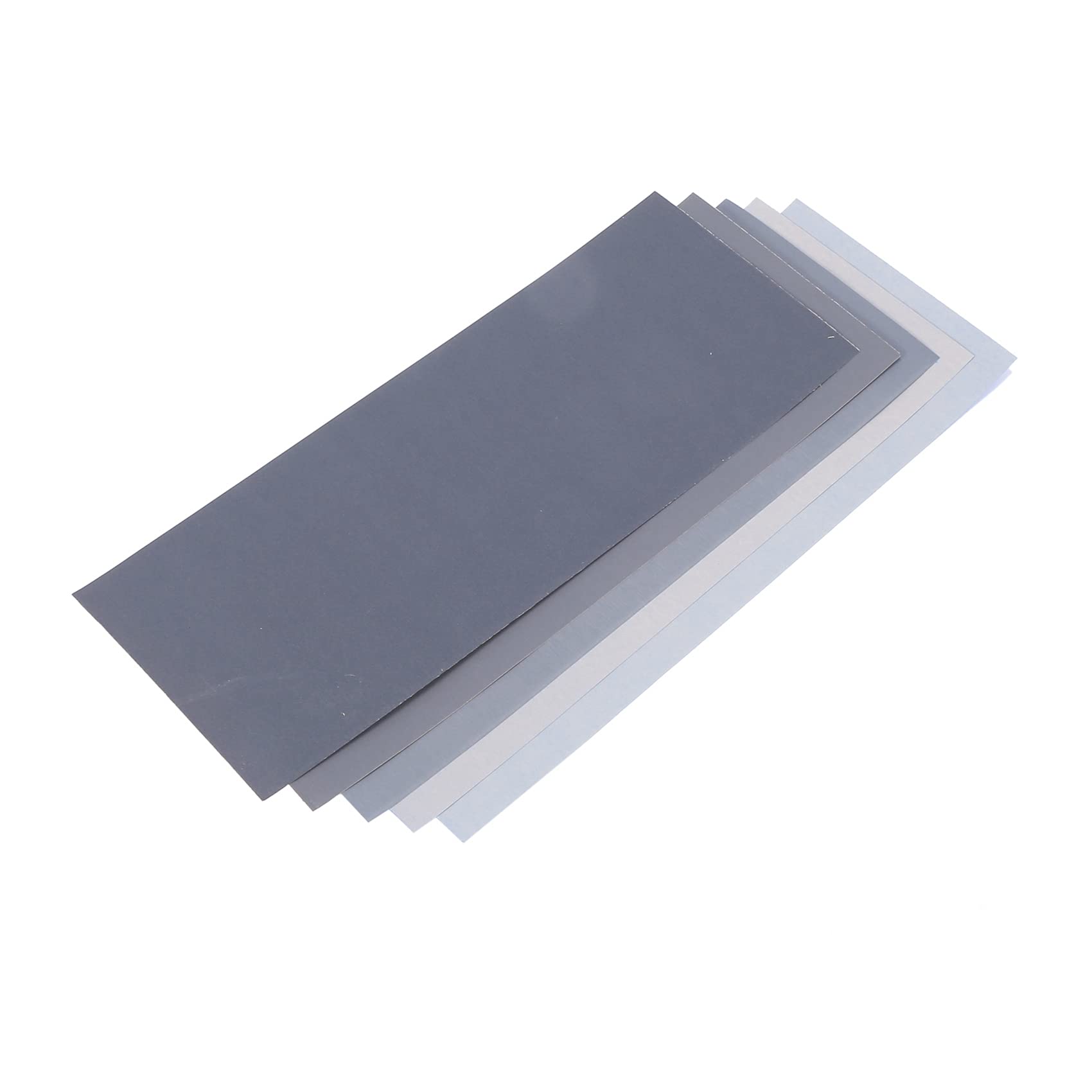 200 Pièces Papier Abrasif Sec Humide,Assortiment de Feuilles de Papier Abrasif 1000/2000/3000/5000/7000 Grain ÉLevé pour Ponçage Automobile Polissage Bois Métal,9 x 3,6 Pouces