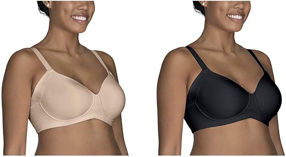 Vanity Fair Women's Beauty Full Figure Wirefree Extended Side and Back