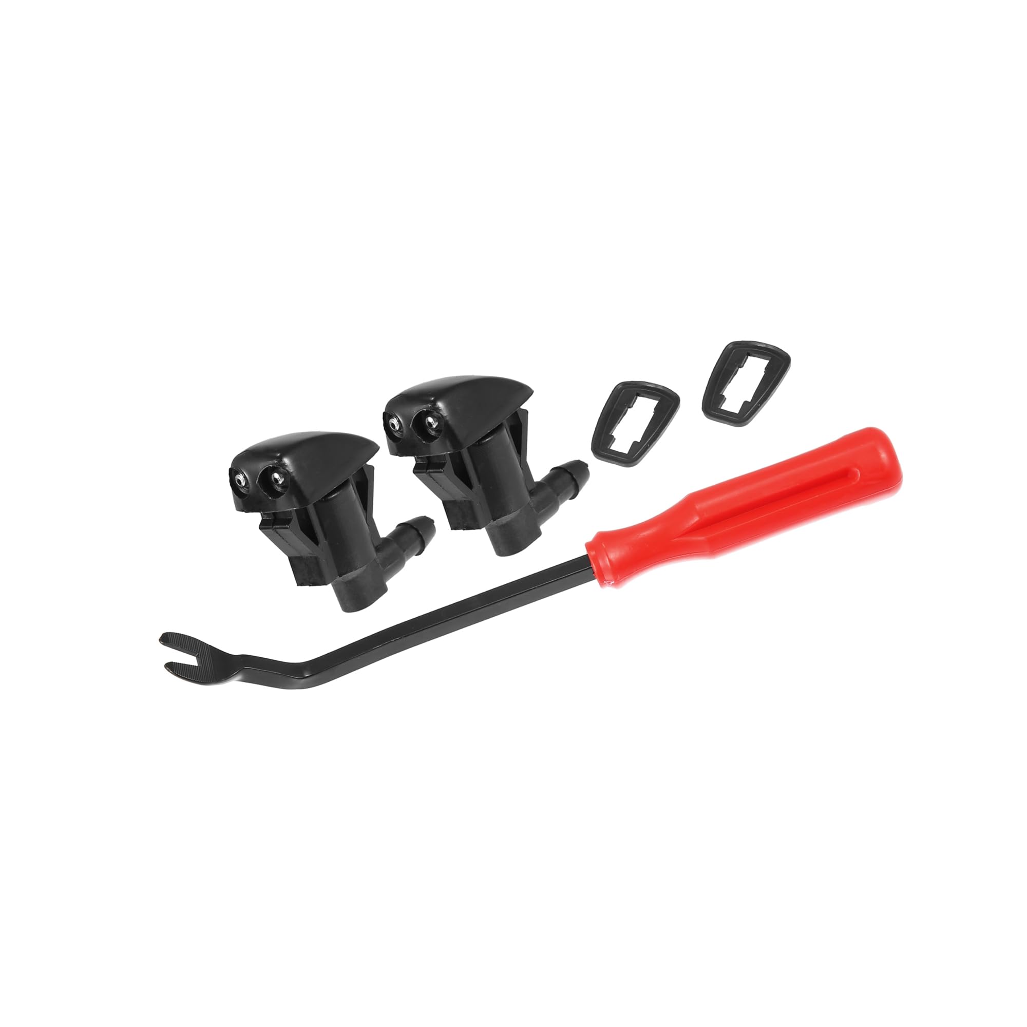 Partuto 5pcs Front Windshield Wiper Washer Nozzle Spray Jet Kit 85381-44010 for Toyota Tacoma 2005-2015 for Toyota Prius 2001-2009 for Toyota