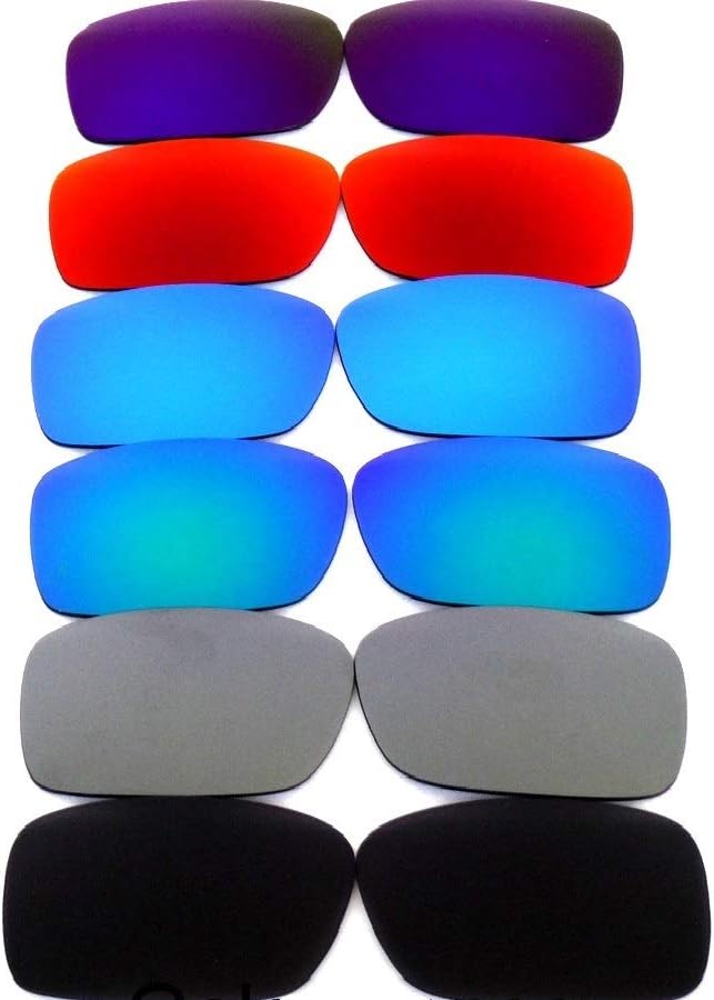 Replacement Lenses For Oakley Crankcase Polarized Black/Gray/Blue/Green/Red/Purple