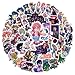 50Pcs JoJo's Bizarre Cartoon Adventure Stickers for Kids Teens Girls Adult, Waterproof Vinyl Movie Decal for Water Bottle Skateboard Guitar Travel Case Bike Laptop,Car Bumper,Luggage,Phone (JO)