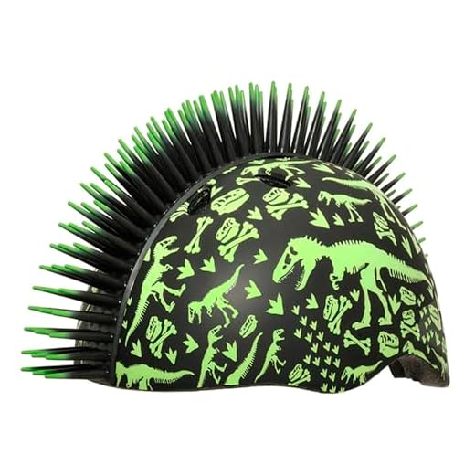 Raskullz T-Rex Bonez Mohawk Helmet, 3+ (48-52Cm)