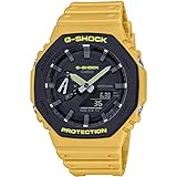 Armband: Kunststoff Casio G-Shock Classic Ana-Digi Herrenuhr Gelb GA-2110SU-9AER