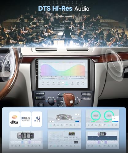 Radio para Volvo S80 1999-2006 con pantalla táctil 9 pulg miniatura 5
