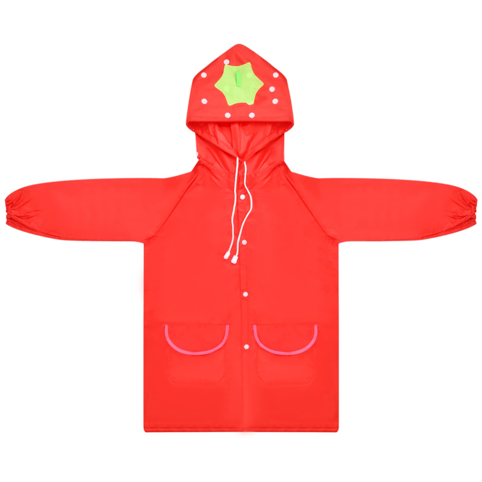 Chubasquero Niño Poncho De Lluvia Para Niños Impermeable, Con - Main Image