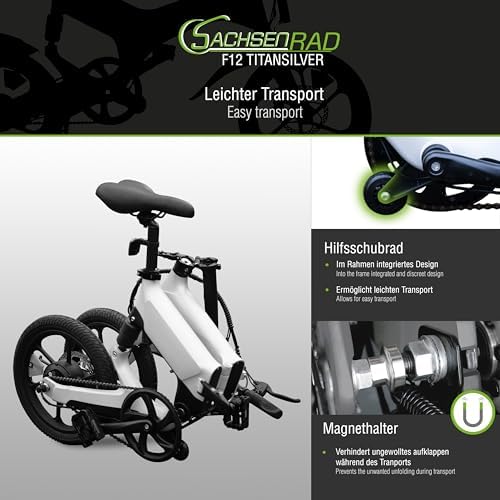 E-Folding Race Bike F12 | IF Design Gewinner | Magnesiumrahmen nur 19Kg Ultraleicht