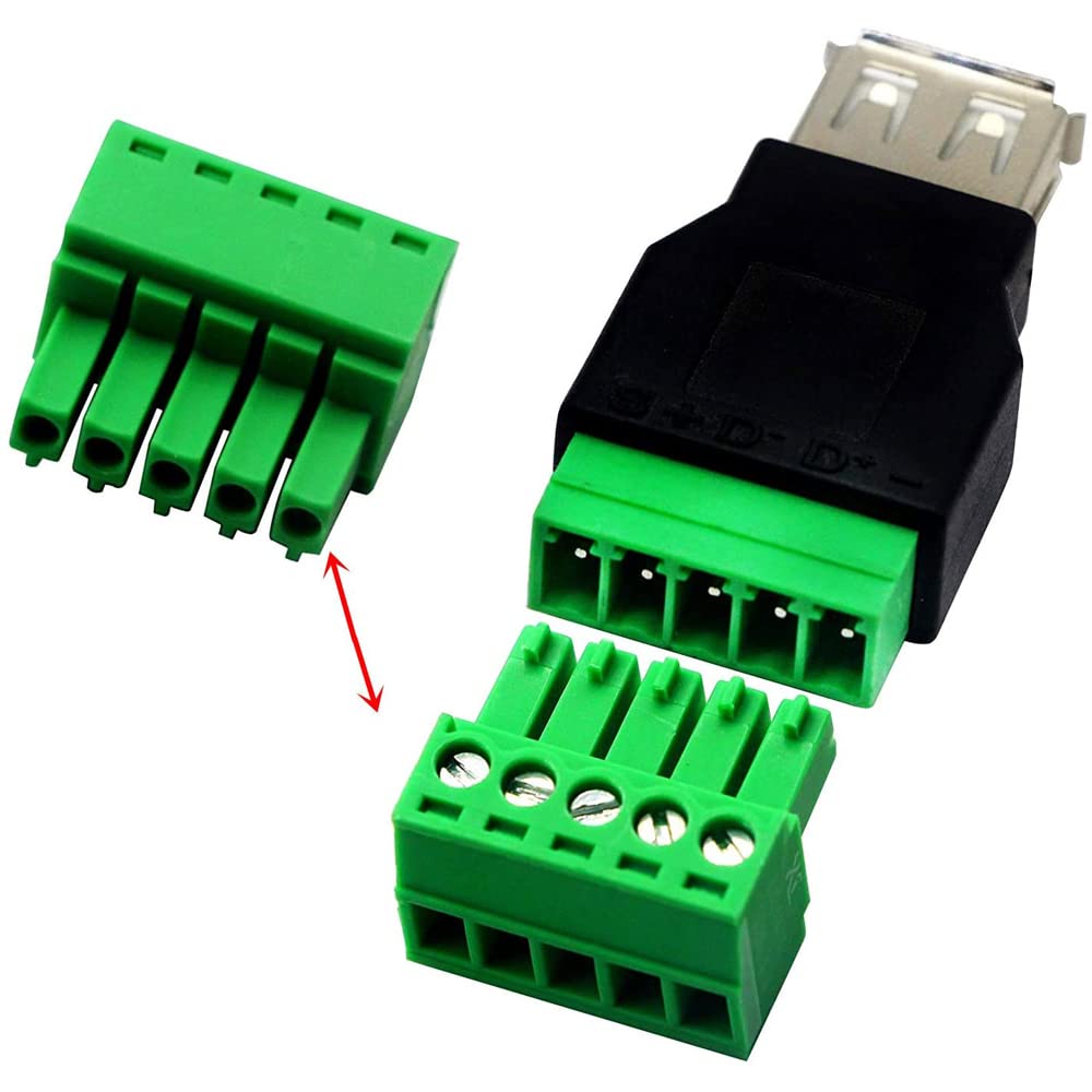 2 Connettori USB 2.0 A Vite Con Cacciavite - Adattatore Maschio/Femmina Per Estensioni Cavi - Foto 10