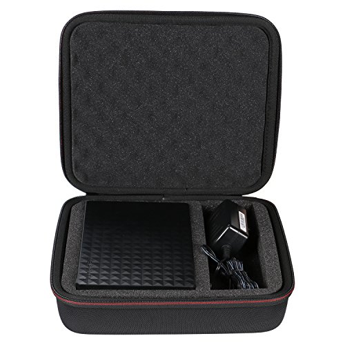 Ltgem Hard Case For Seagate Expansion 2Tb 3Tb 4Tb 5Tb 8Tb Desktop External Hard Drive Usb 3.0 With Dense Foam. Fits Usb Cable And Charger.(Black) #TOP6
