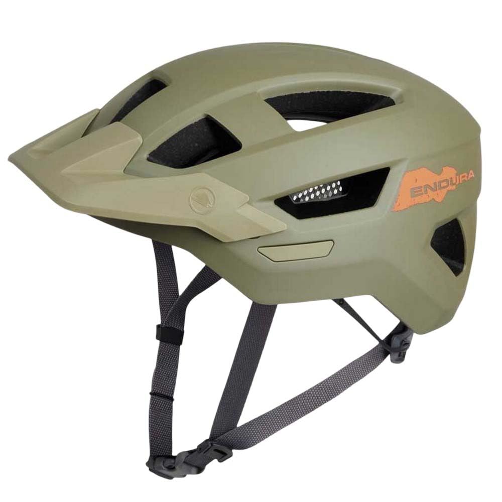 Endura Men's Hummvee Youth Helmet | Cycling Protection | Adjustable Fit Helmet, Green, One Size