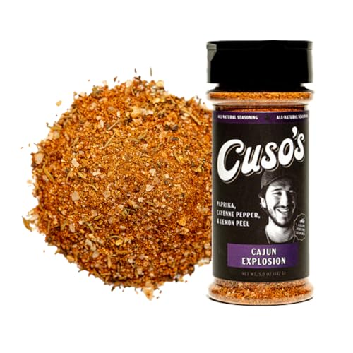 Cuso Cuts Cajun Seasoning - Authentic Louisiana Blend for Chicken