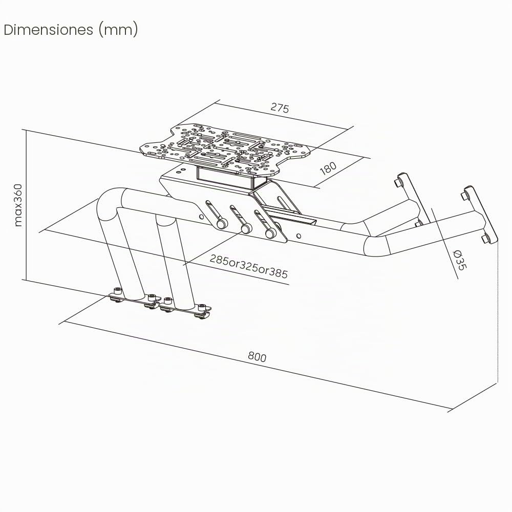OPLITE Soporte para palanca de cambios y freno de mano R8