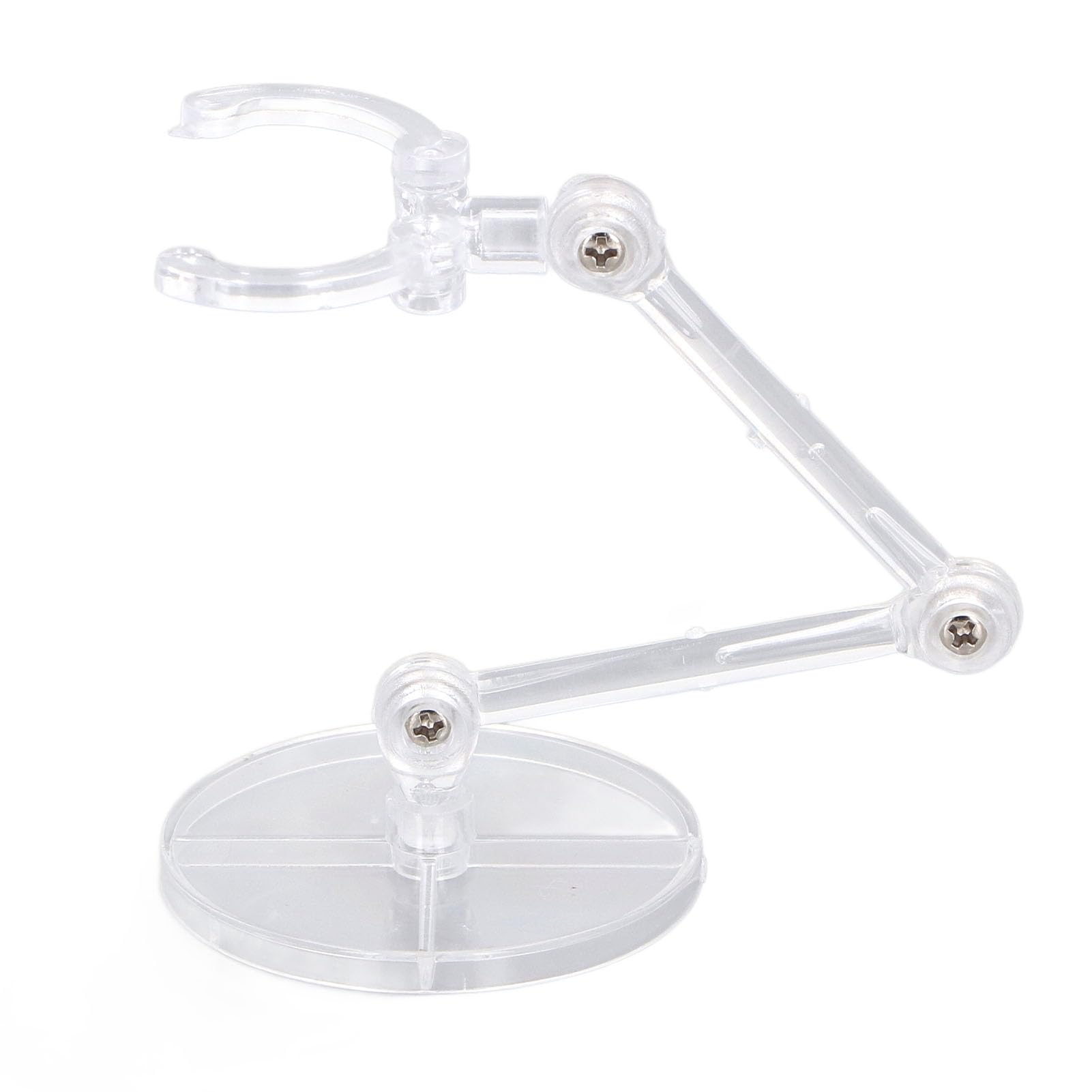 Soportes para Muñecas, 10 Piezas de Soporte de Exhibición de Figuras de Acción para Modelos de 6 Pulgadas con Soporte Ajustable, Compatible con la Serie de Muñecas Móviles con (Transparente)