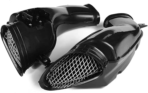 FLPRO - Tubos de aire ABS negro para Suzuki 2004 2005 GSX-R600 GSXR750 k4 04 05 GSXR 600 GSX-R750