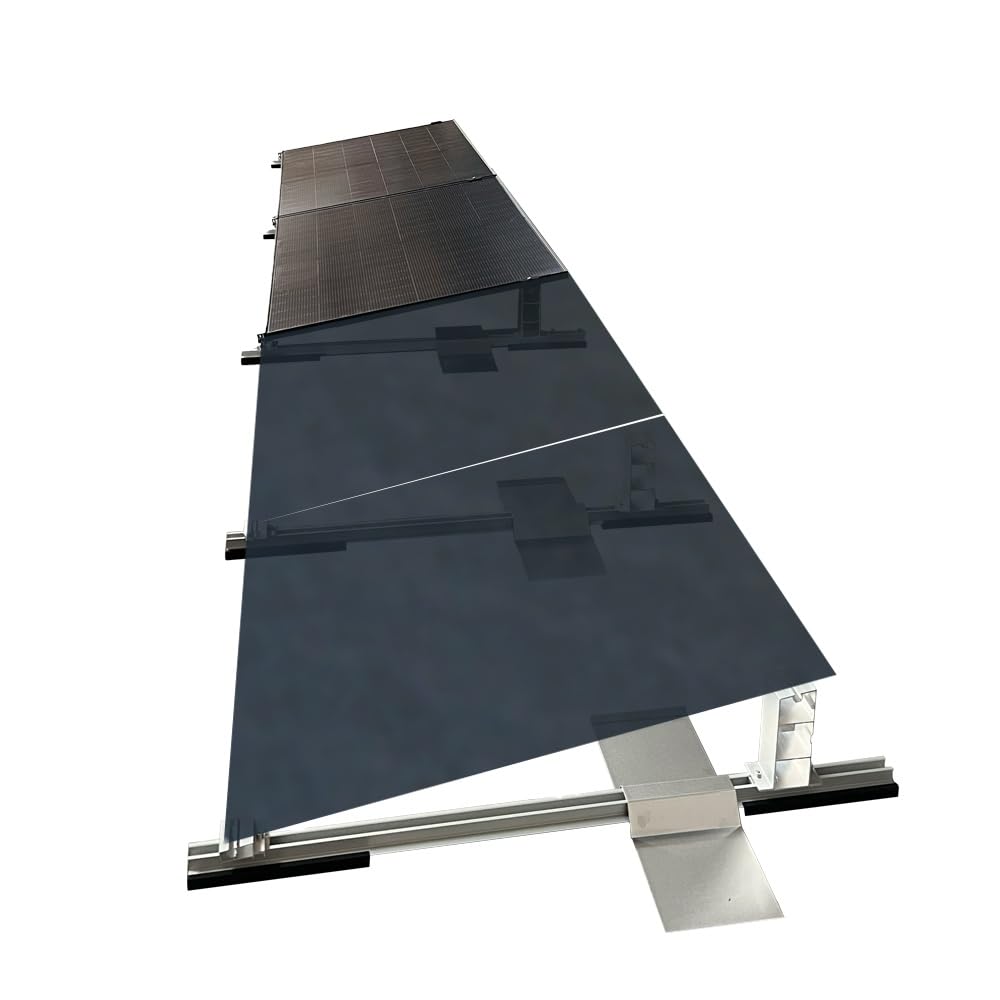 Solar Halterung Flachdach Ballast Montageset Dach Befestigung für 4 Solarmodule - 0% MwSt.